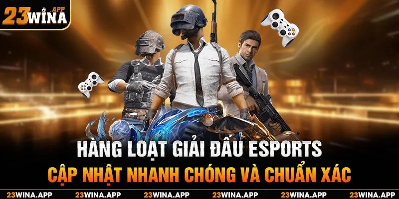 Hàng loạt giải đấu Esports, cập nhật nhanh chóng và chuẩn xác