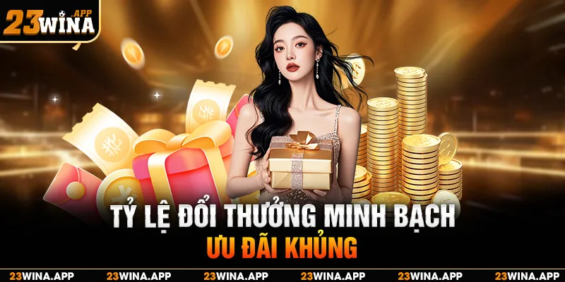 Tỷ lệ đổi thưởng minh bạch, ưu đãi khủng